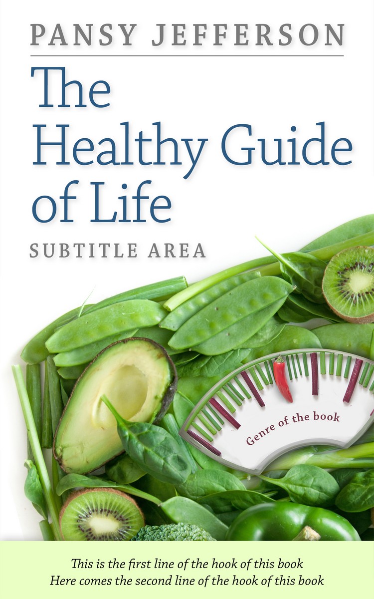 2D view of Beryl Green #3132 - Premade Health & Mind & Body Book Cover