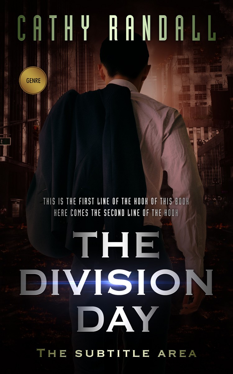 2D view of Cod Gray #3159 - Premade Business Book Cover | BookCoverZone