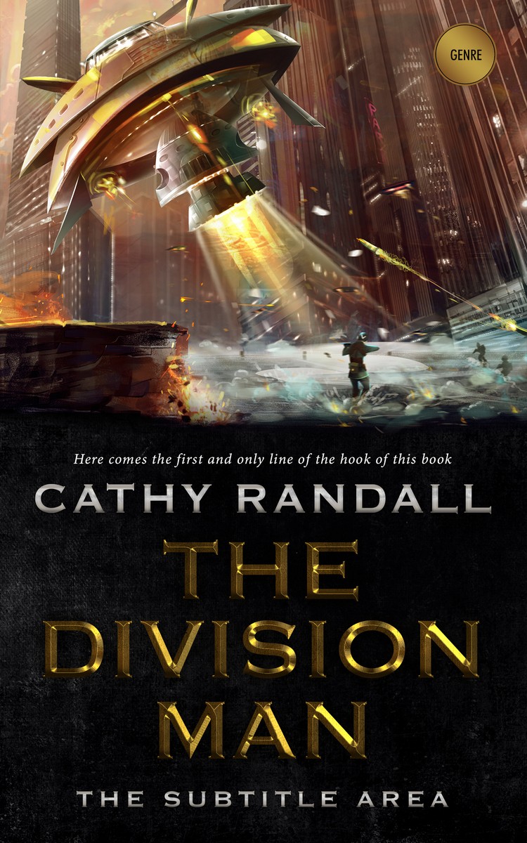 2D view of Gondola #3166 - Premade Science Fiction Book Cover