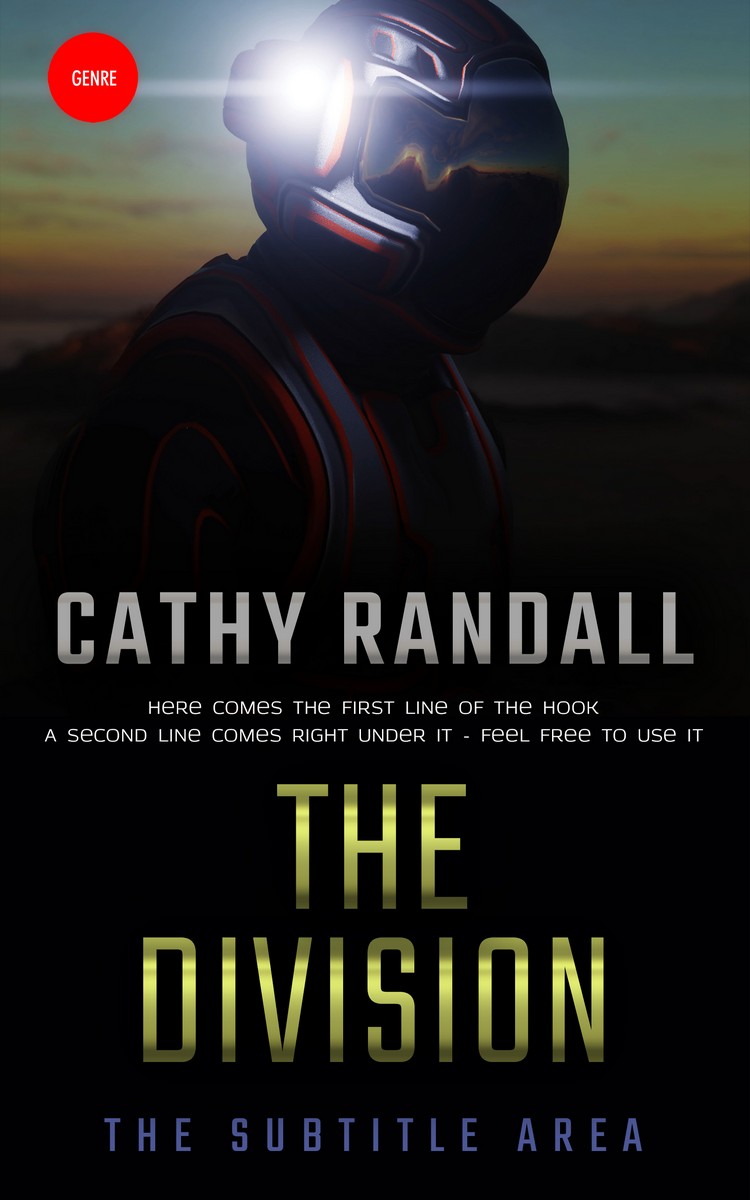 2D view of Hillary #3176 - Premade Science Fiction Book Cover