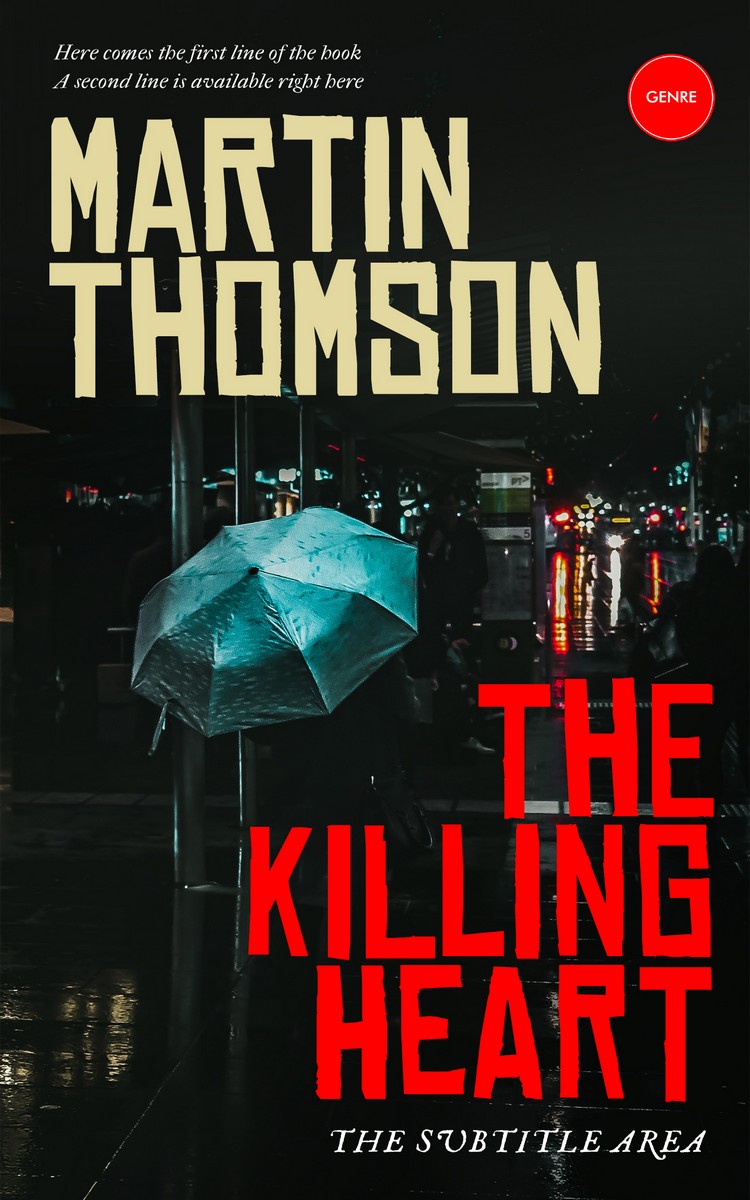 2D view of Burnt Sienna #3180 - Premade Mystery & Thriller & Suspense Book Cover