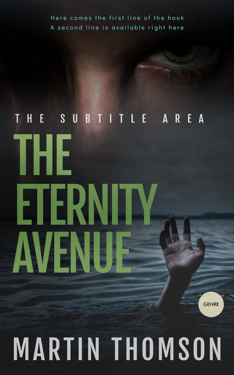 2D view of Shark #3213 - Premade Mystery & Thriller & Suspense Book Cover