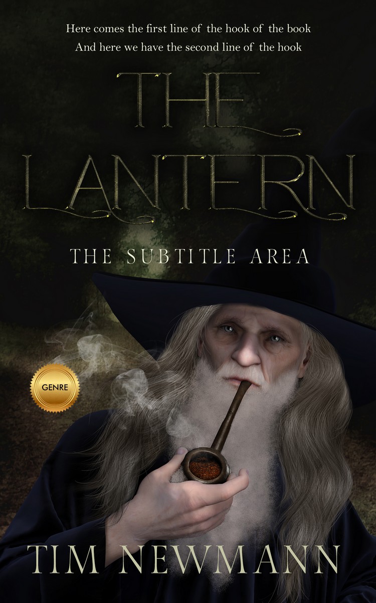 2D view of Rangoon Green #3230 - Premade Fantasy Book Cover