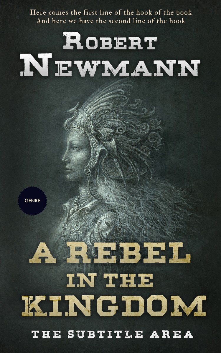 2D view of Premade Fantasy Book Cover - Outer Space