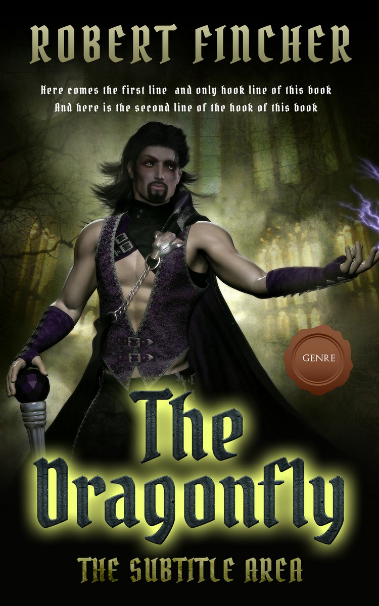 2D view of Rangoon Green #3239 - Premade Fantasy Book Cover | BookCoverZone