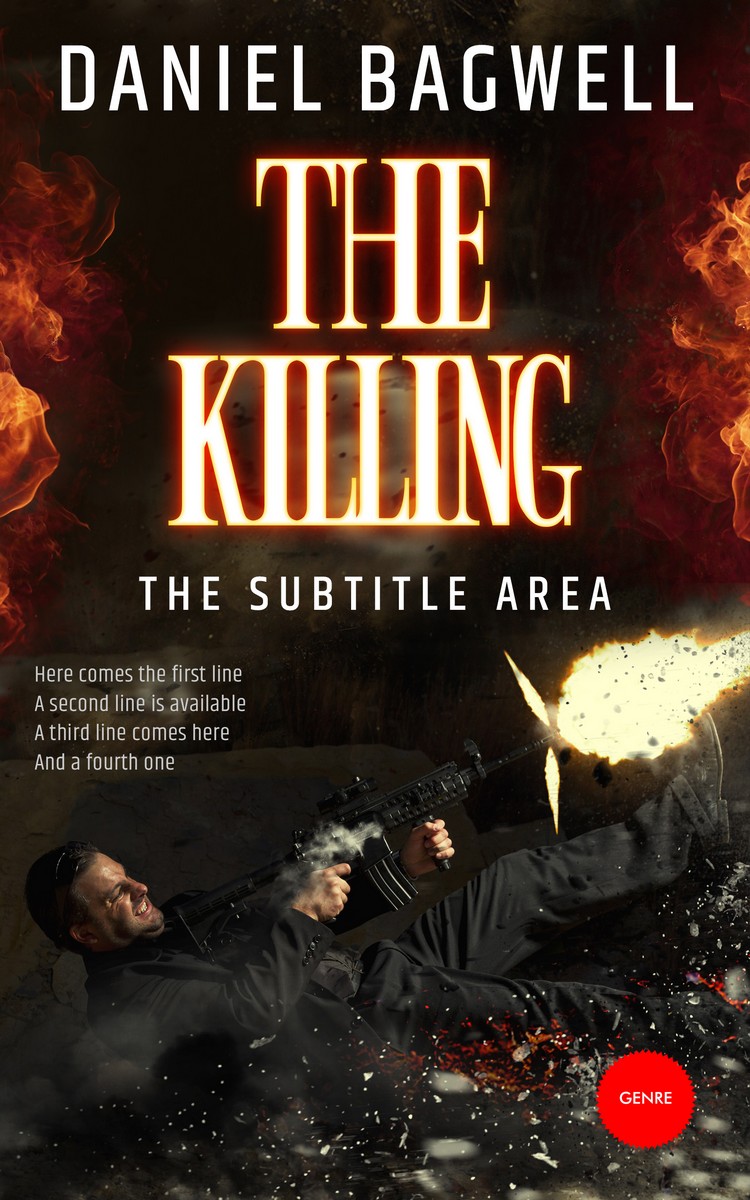 2D view of Oil #3258 - Premade Mystery & Thriller & Suspense Book Cover