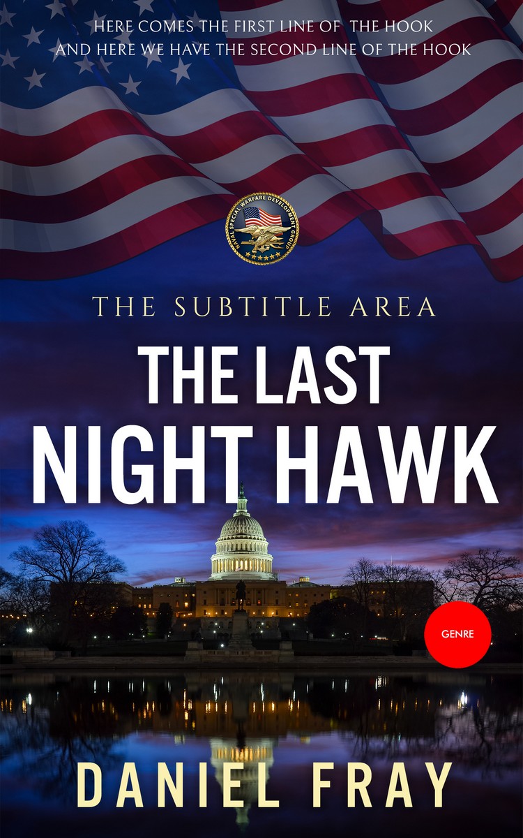 2D view of Revolver #3262 - Premade Action & Adventure Book Cover