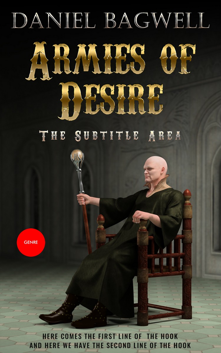 2D view of Zeus #3278 - Premade Fantasy Book Cover