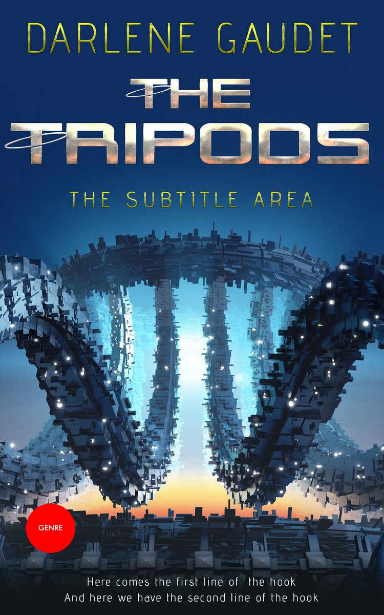 2D view of Premade Science Fiction Book Cover - Cello