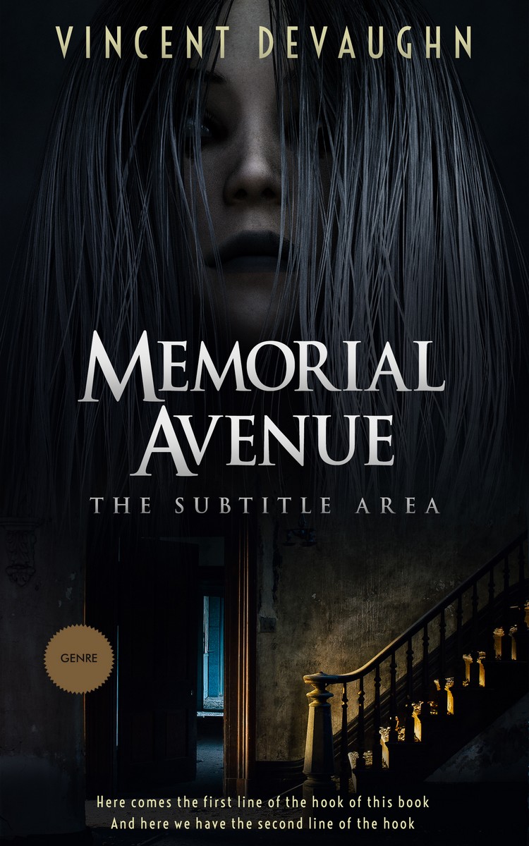 2D view of Woodsmoke #3301 - Premade Mystery & Thriller & Suspense Book Cover