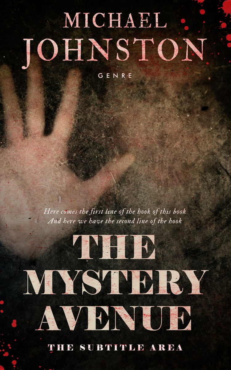 2D view of Premade Mystery & Thriller & Suspense Book Cover - Oil