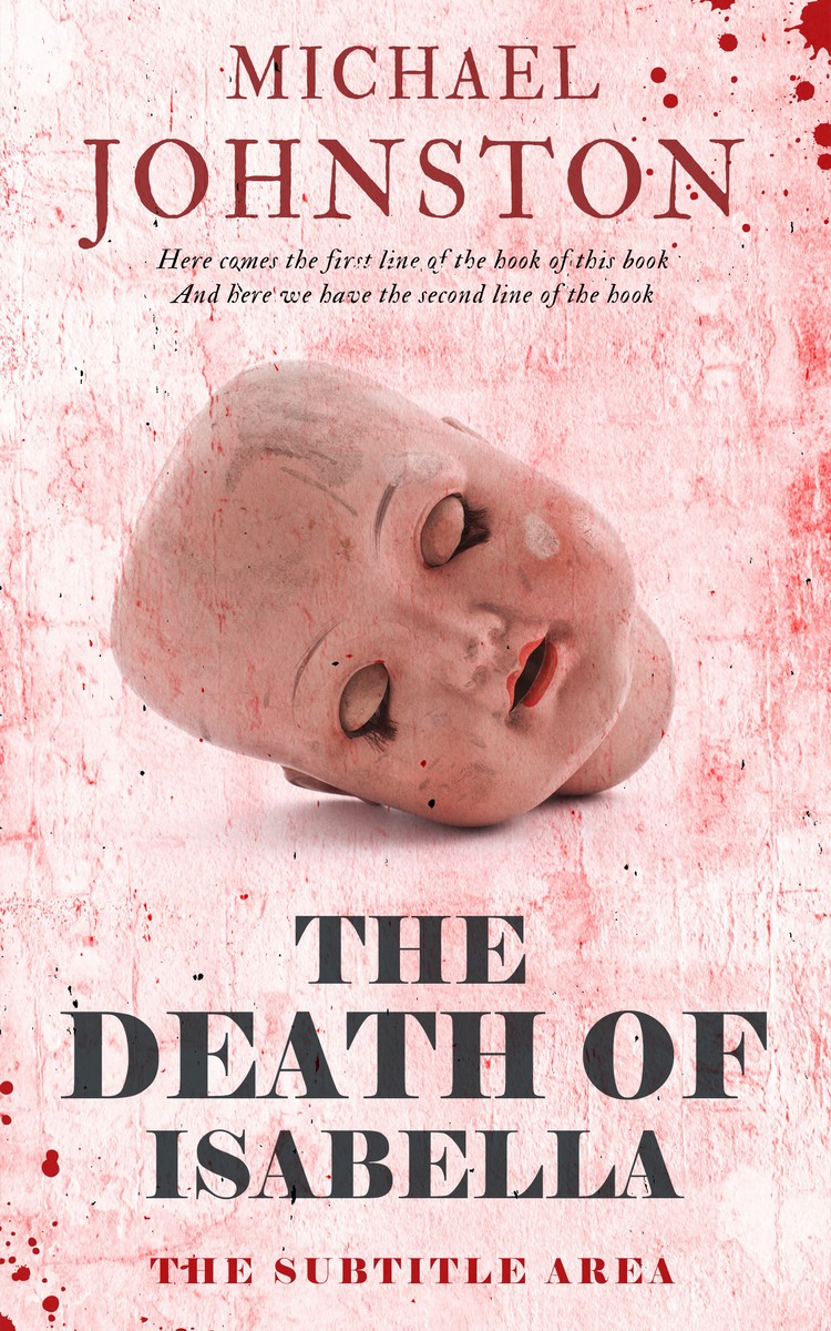 2D view of Cherub #3313 - Premade Horror Book Cover