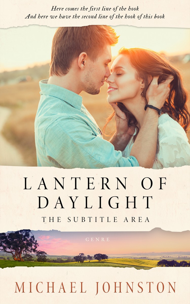 2D view of Almond #3327 - Premade Romance Book Cover