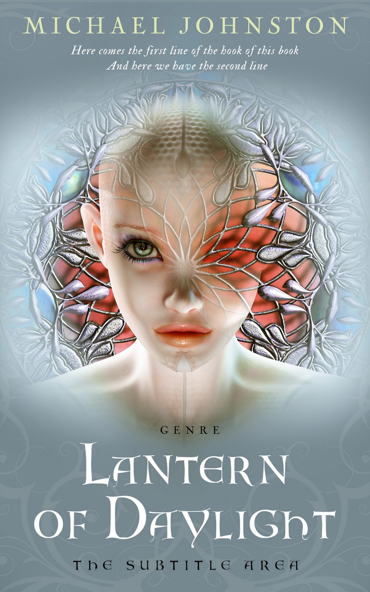 2D view of Regent Gray #3335 - Premade Science Fiction Book Cover