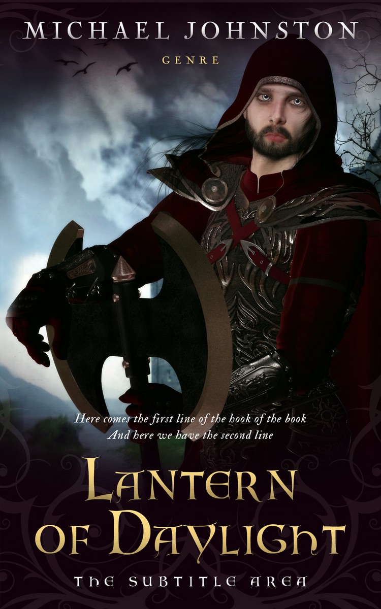 2D view of Cocoa Brown #3340 - Premade Historical Book Cover