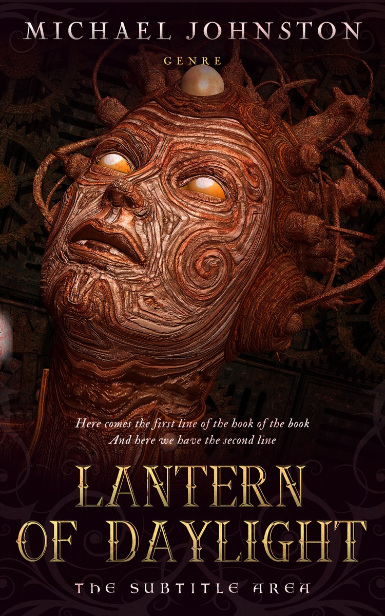 2D view of Coffee Bean #3341 - Premade Science Fiction Book Cover