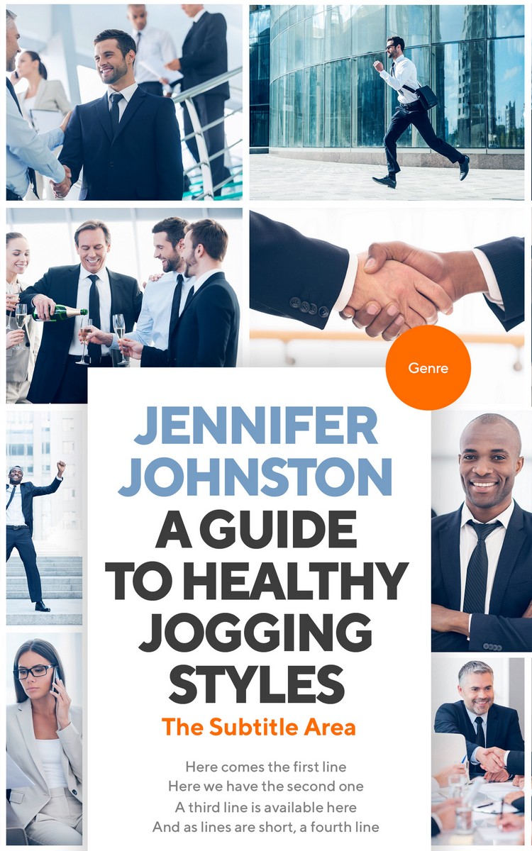 2D view of Nile Blue #3395 - Premade Business Book Cover