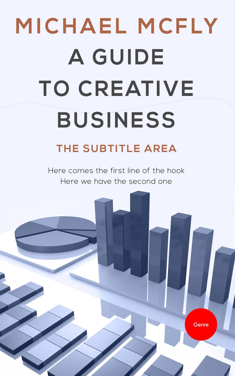 2D view of Fiord #3412 - Premade Business Book Cover