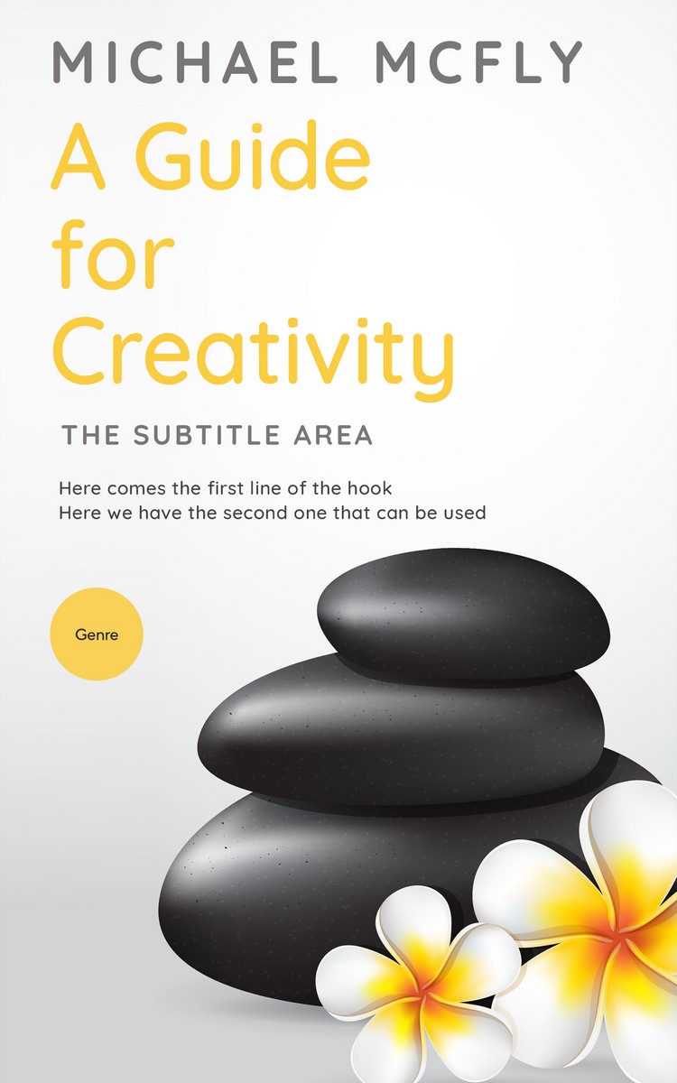 2D view of Premade Health & Mind & Body Book Cover - Thunder