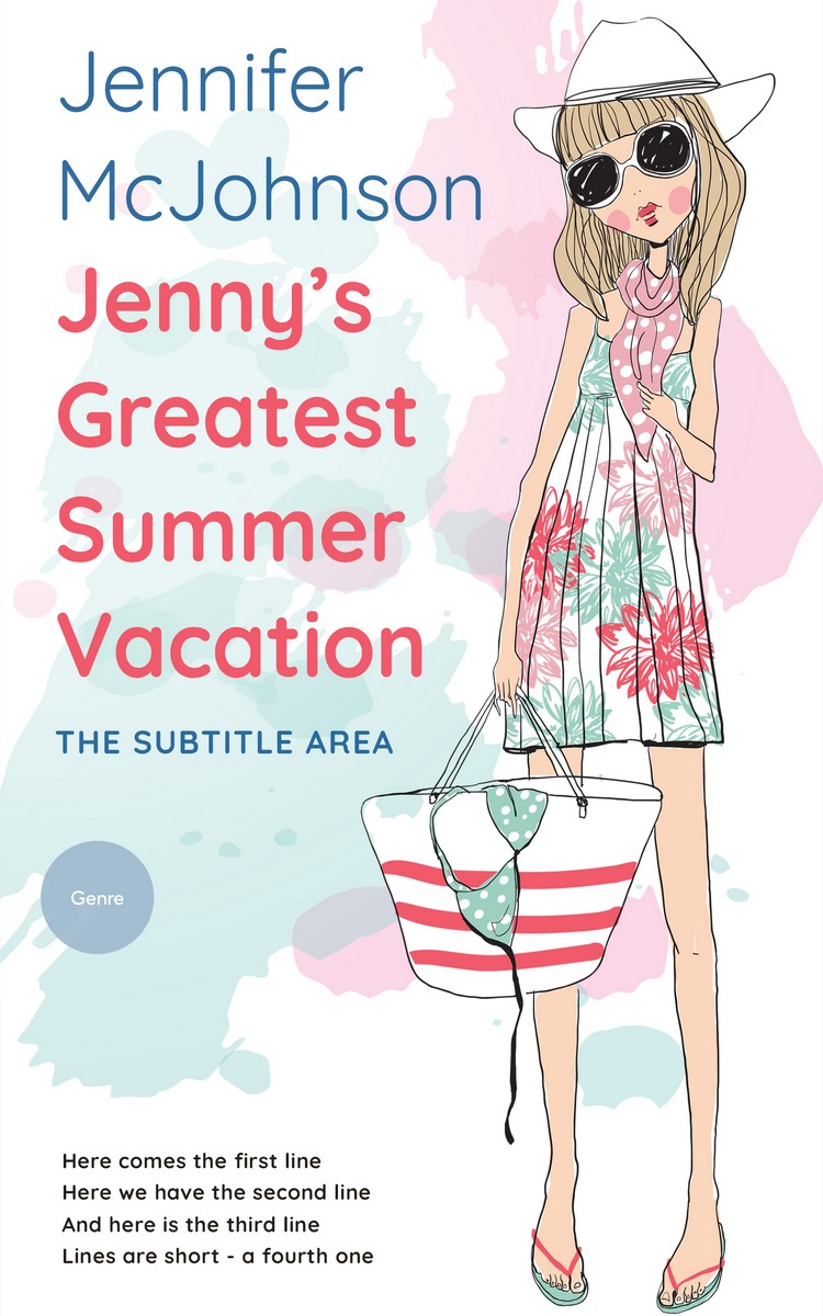 2D view of Ebb #3426 - Premade Teen & Young Adult Book Cover