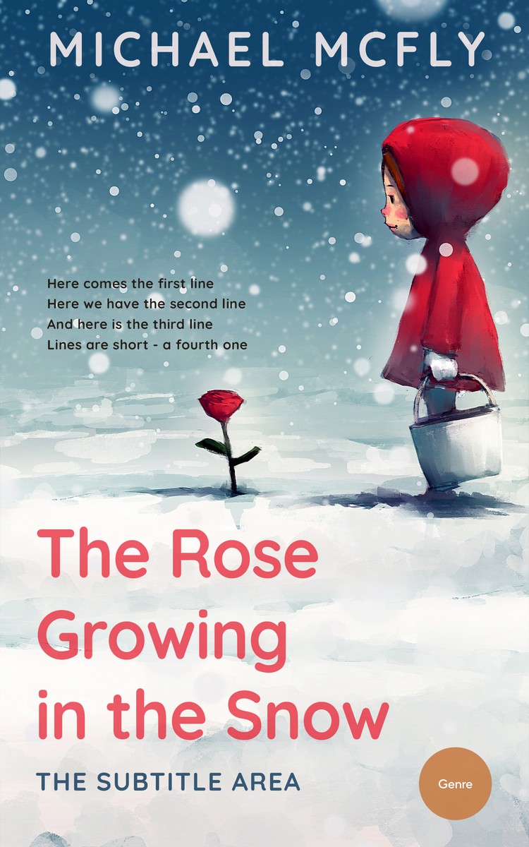 2D view of Premade Teen & Young Adult Book Cover - San Juan