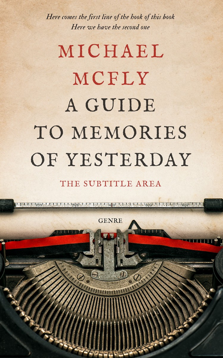 2D view of Premade Literary Fiction Book Cover - Log Cabin