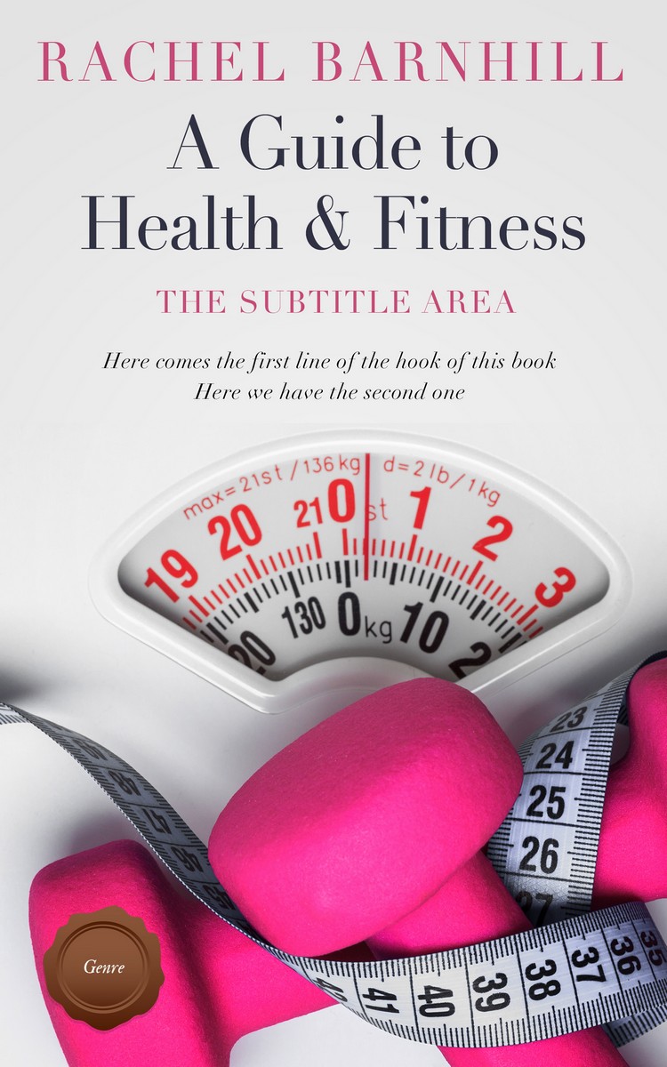 2D view of Premade Health & Dieting & Fitness Book Cover - Iron