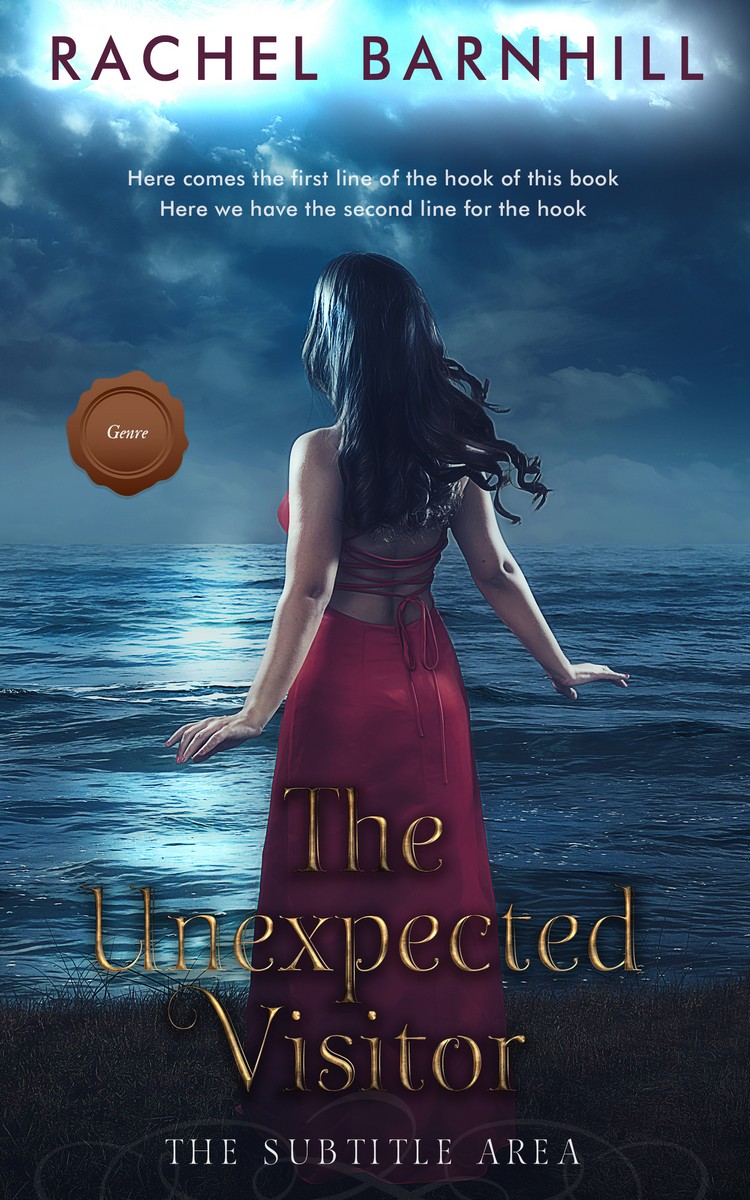 2D view of Ebony Clay #3449 - Premade Romance Book Cover