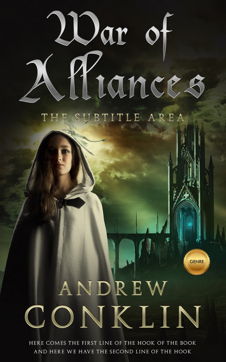 2D view of Premade Teen & Young Adult Book Cover - Log Cabin