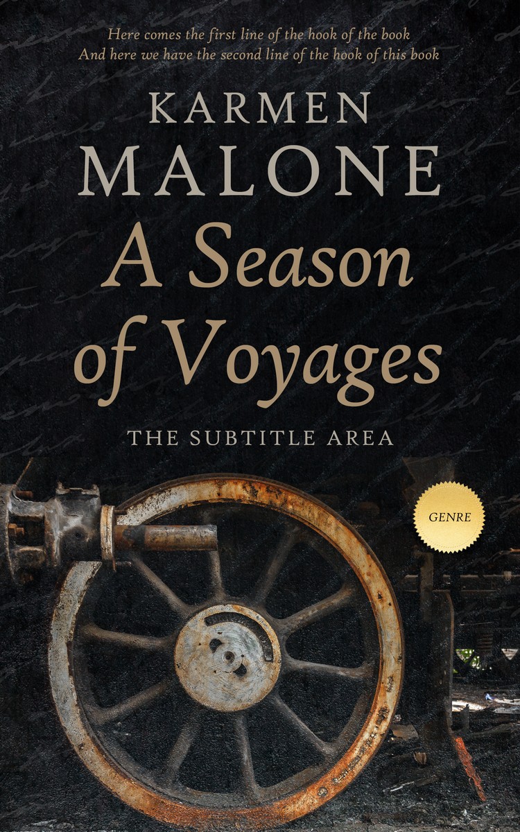 2D view of Premade Historical Book Cover - Woodsmoke