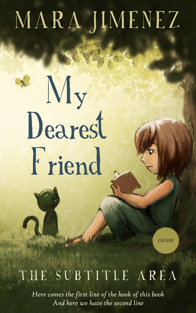 2D view of Raffia #3533 - Premade Literary Fiction Book Cover