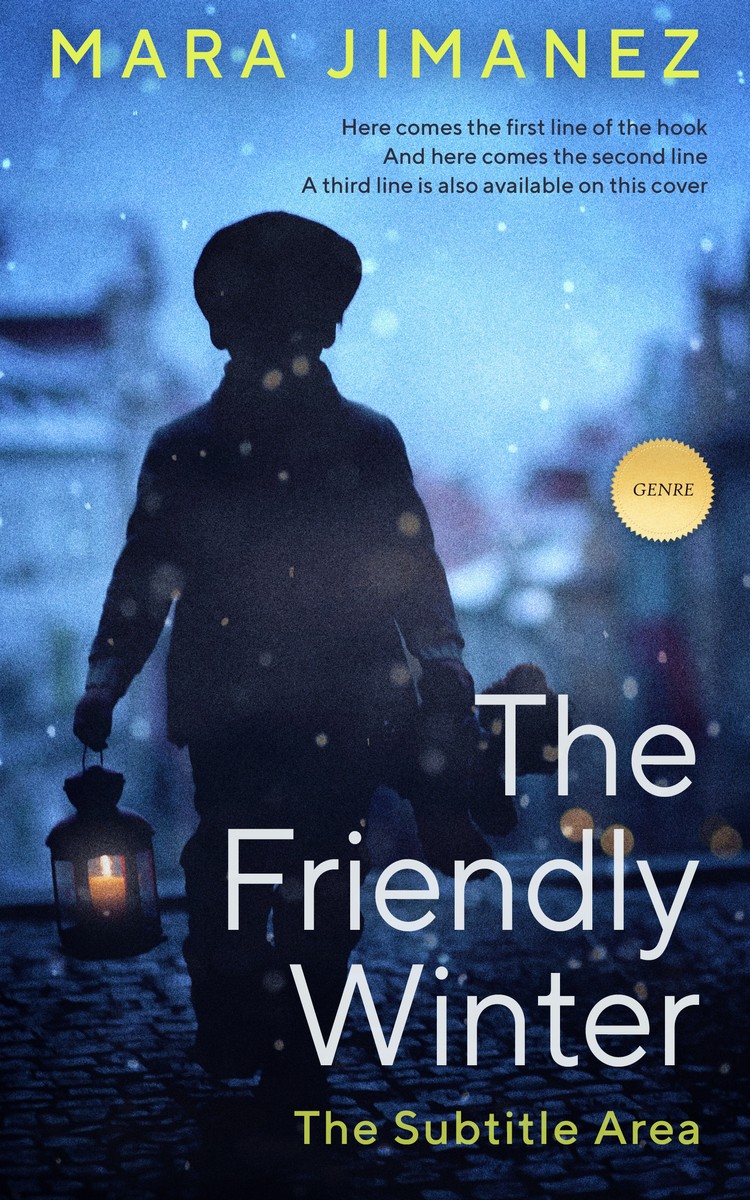 2D view of Premade Fantasy Book Cover - Mirage