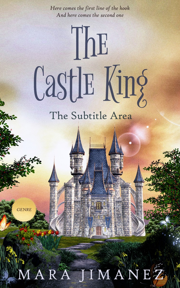 2D view of Heavy Metal #3545 - Premade Fantasy Book Cover