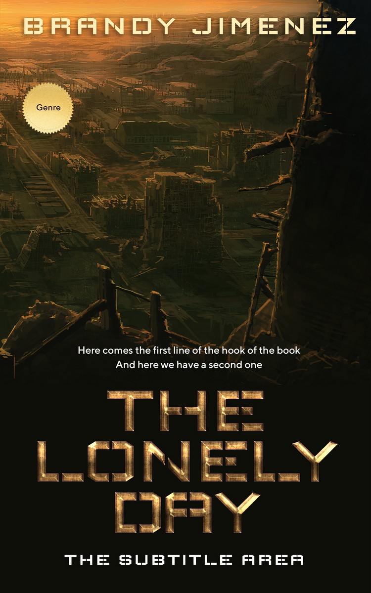 2D view of Rangoon Green #3567 - Premade Apocalyptica Book Cover