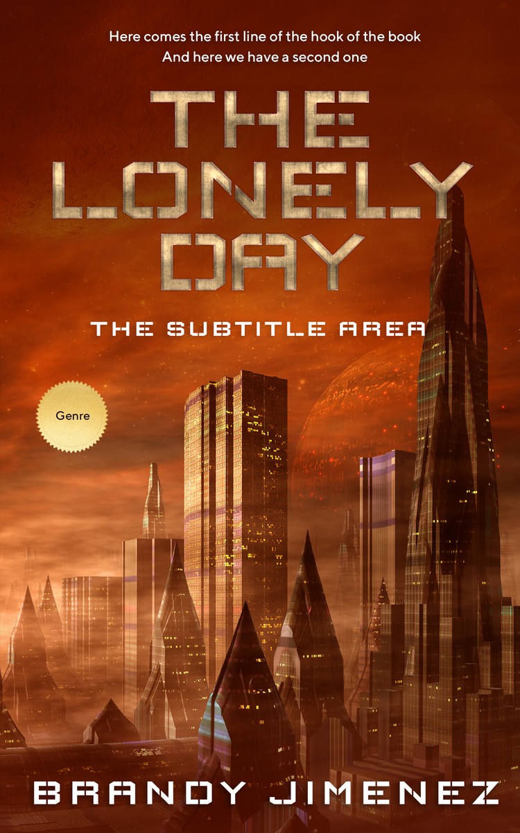 2D view of Pueblo #3569 - Premade Science Fiction Book Cover