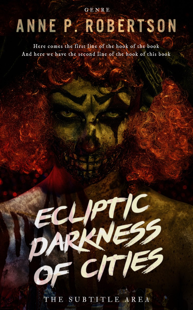 2D view of Graphite #3603 - Premade Horror Book Cover | BookCoverZone