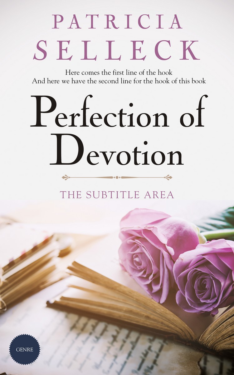 2D view of Premade Romance Book Cover - Ebb