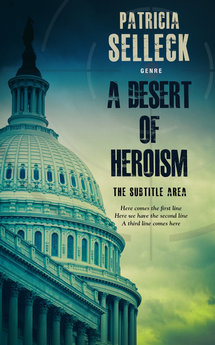 2D view of Swamp Green #3628 - Premade Mystery & Thriller & Suspense Book Cover