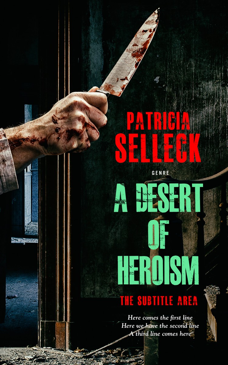 2D view of Premade Mystery & Thriller & Suspense Book Cover - Marshland