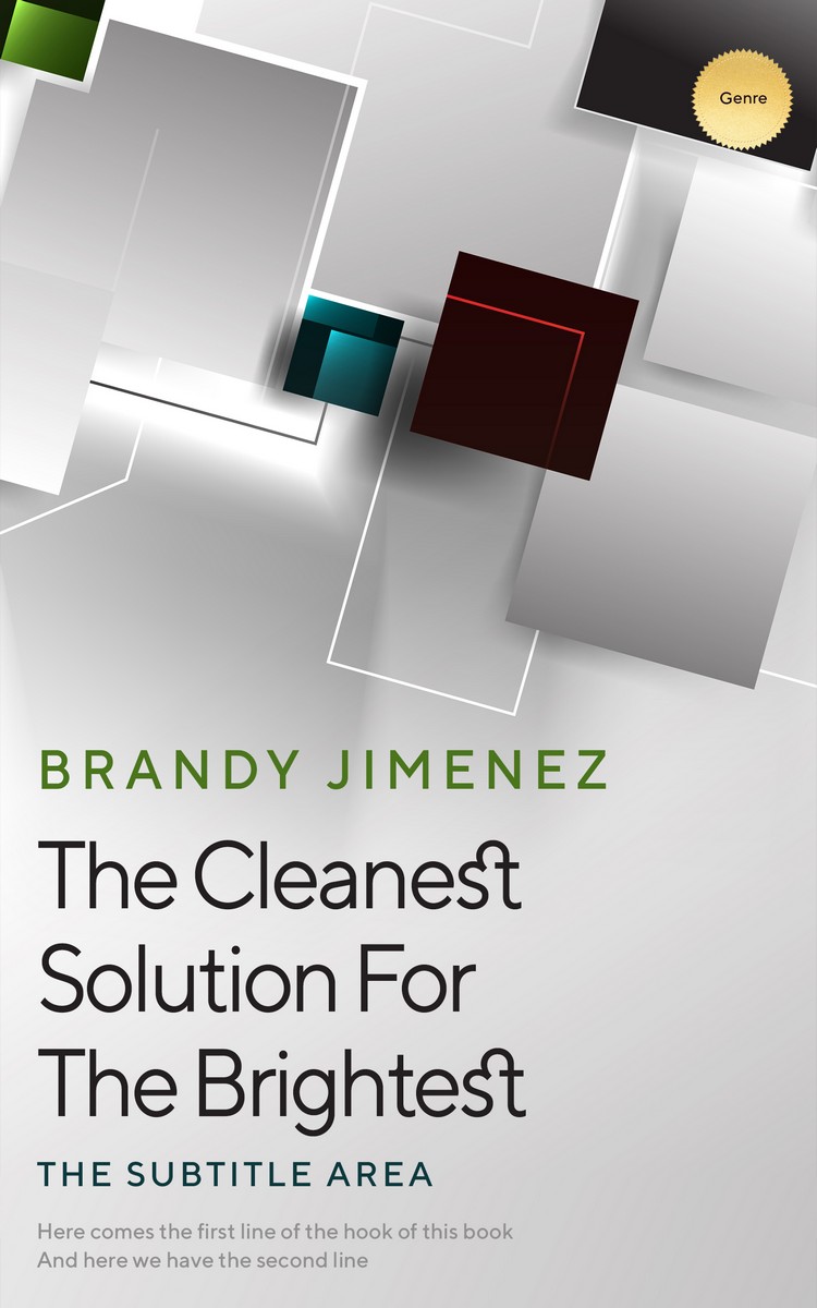 2D view of Alto #3645 - Premade Abstract Book Cover