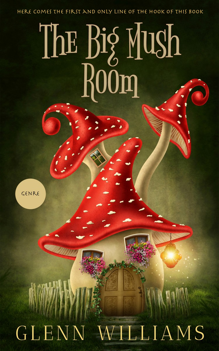 2D view of Raw Sienna #3695 - Premade Fantasy Book Cover