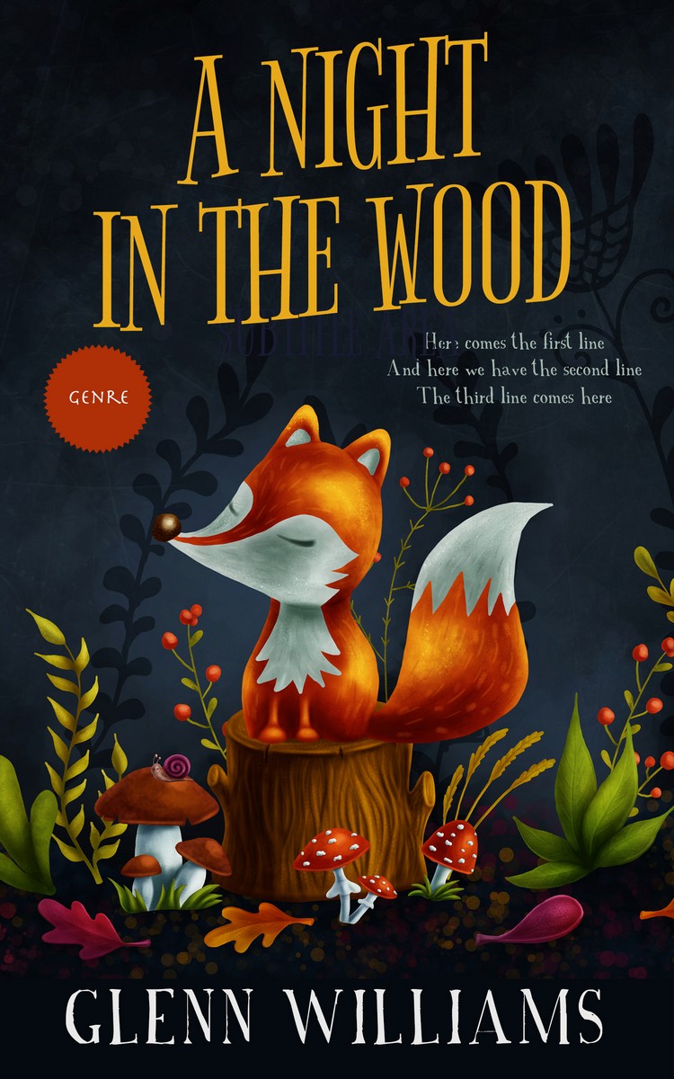 2D view of Woodsmoke #3705 - Premade Fantasy Book Cover