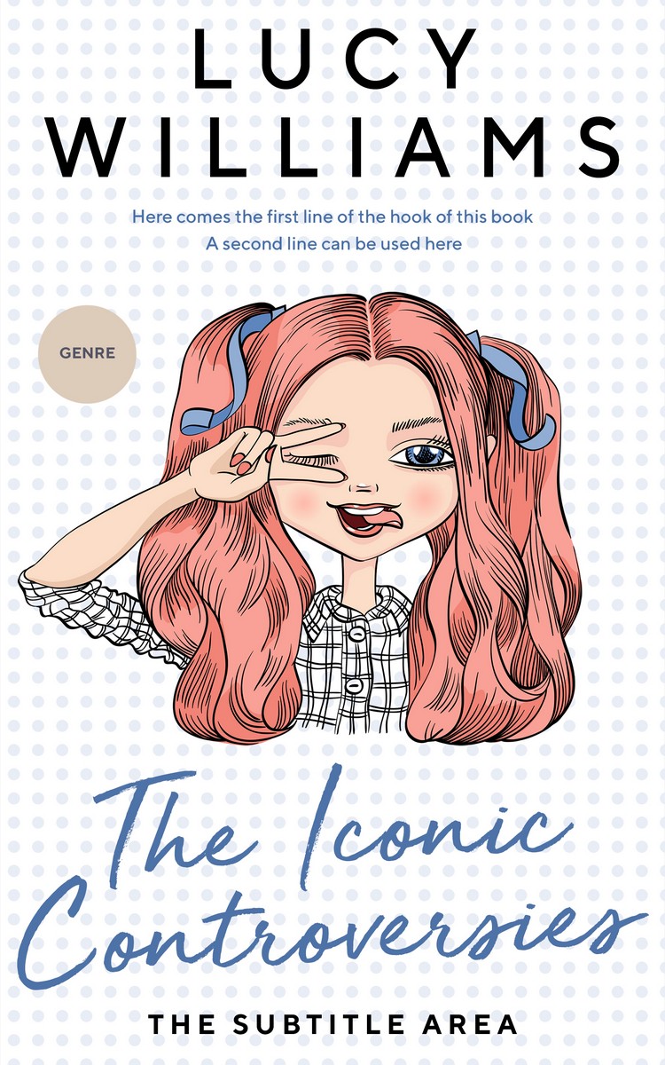 2D view of Ebony Clay #3725 - Premade Teen & Young Adult Book Cover