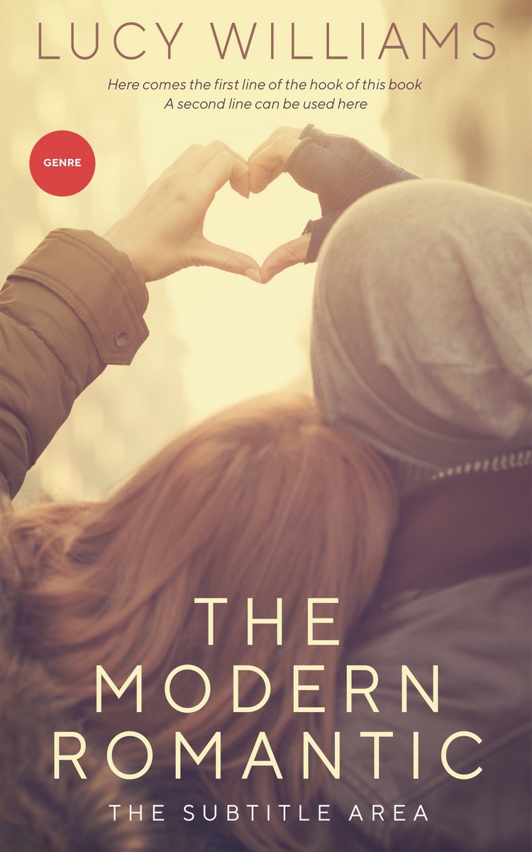 2D view of Premade Romance Book Cover - Russett