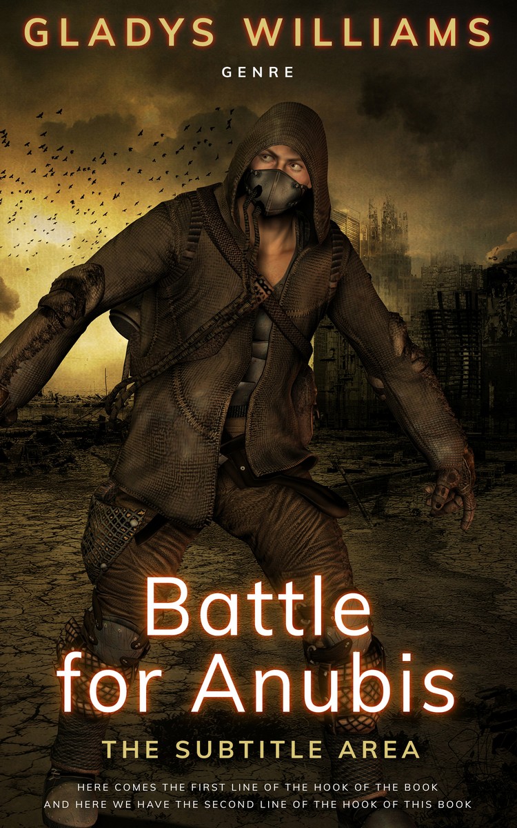 2D view of Eternity #3752 - Premade Apocalyptica Book Cover