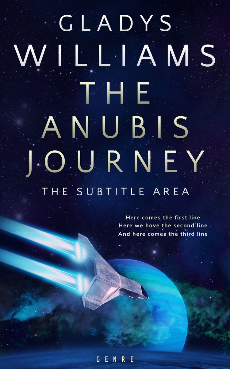 2D view of Premade Science Fiction Book Cover - Haiti