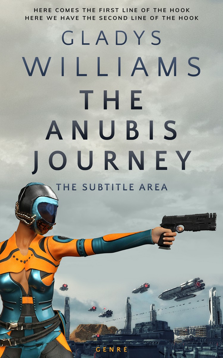 2D view of Pumice #3767 - Premade Science Fiction Book Cover