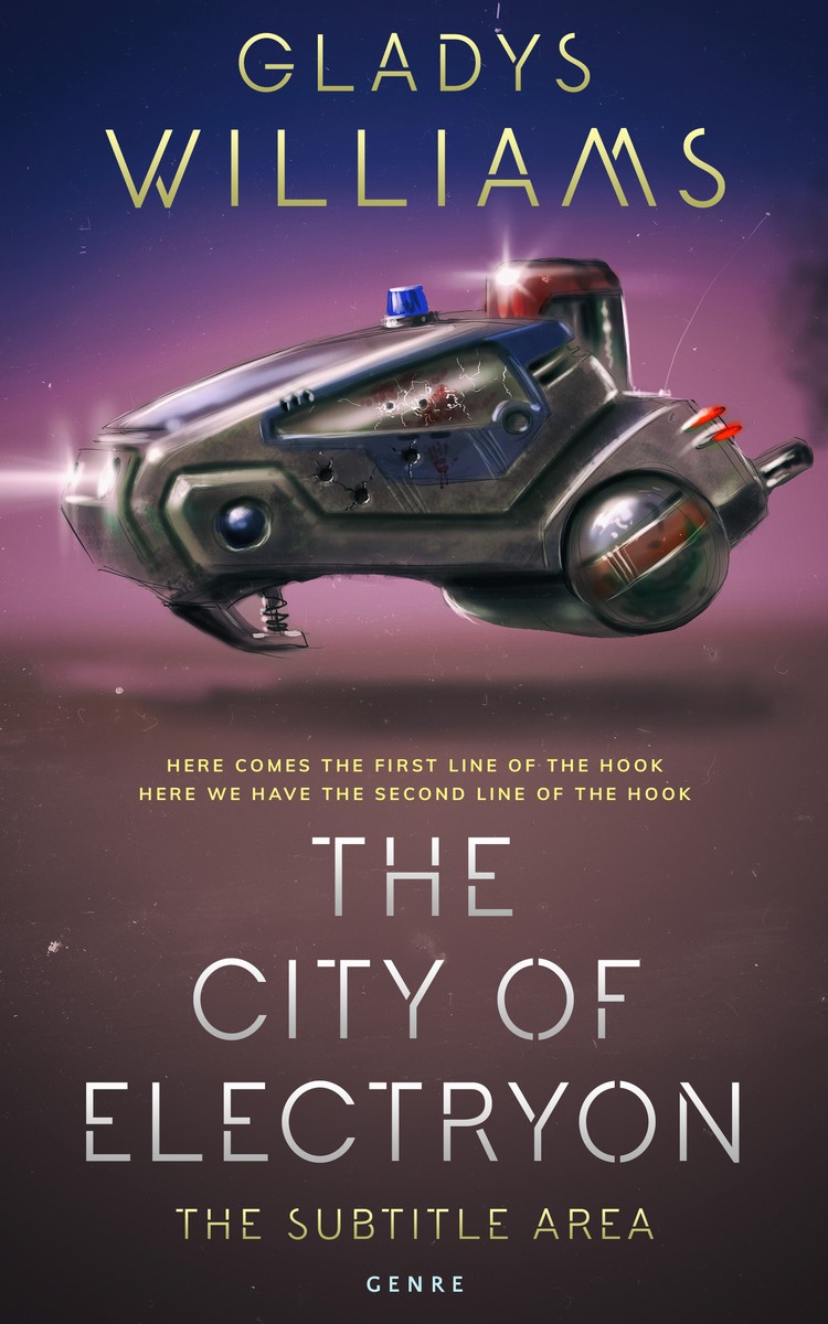 2D view of Mortar #3773 - Premade Science Fiction Book Cover