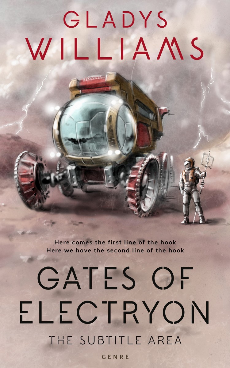 2D view of Silk #3775 - Premade Science Fiction Book Cover