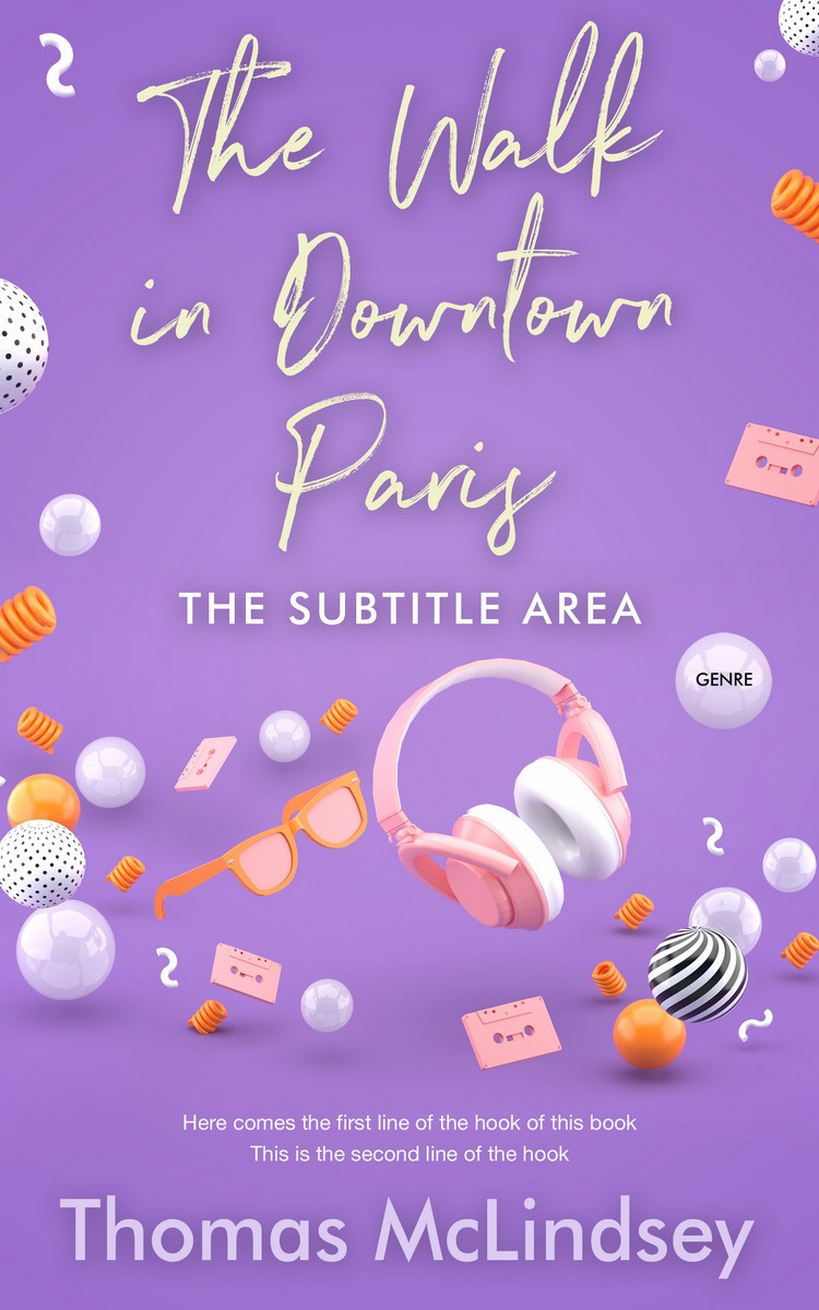 2D view of Premade Teen & Young Adult Book Cover - Lilac Bush